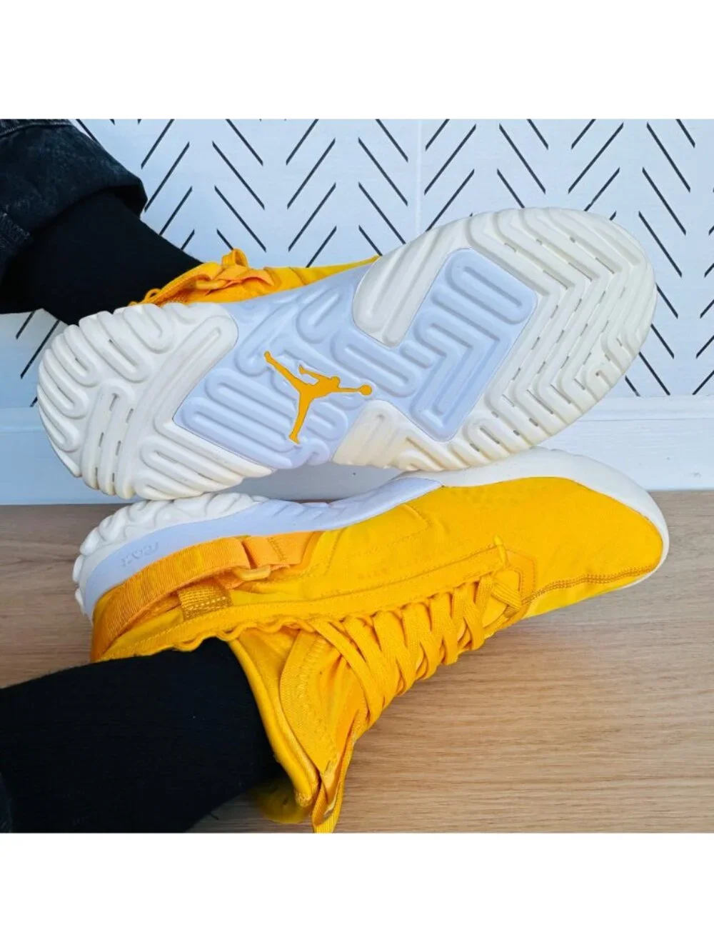 ⭐Jordan Proto-React Yellow 10.5 Men Shoes Space Aesthetic Lightweight BV1654-701